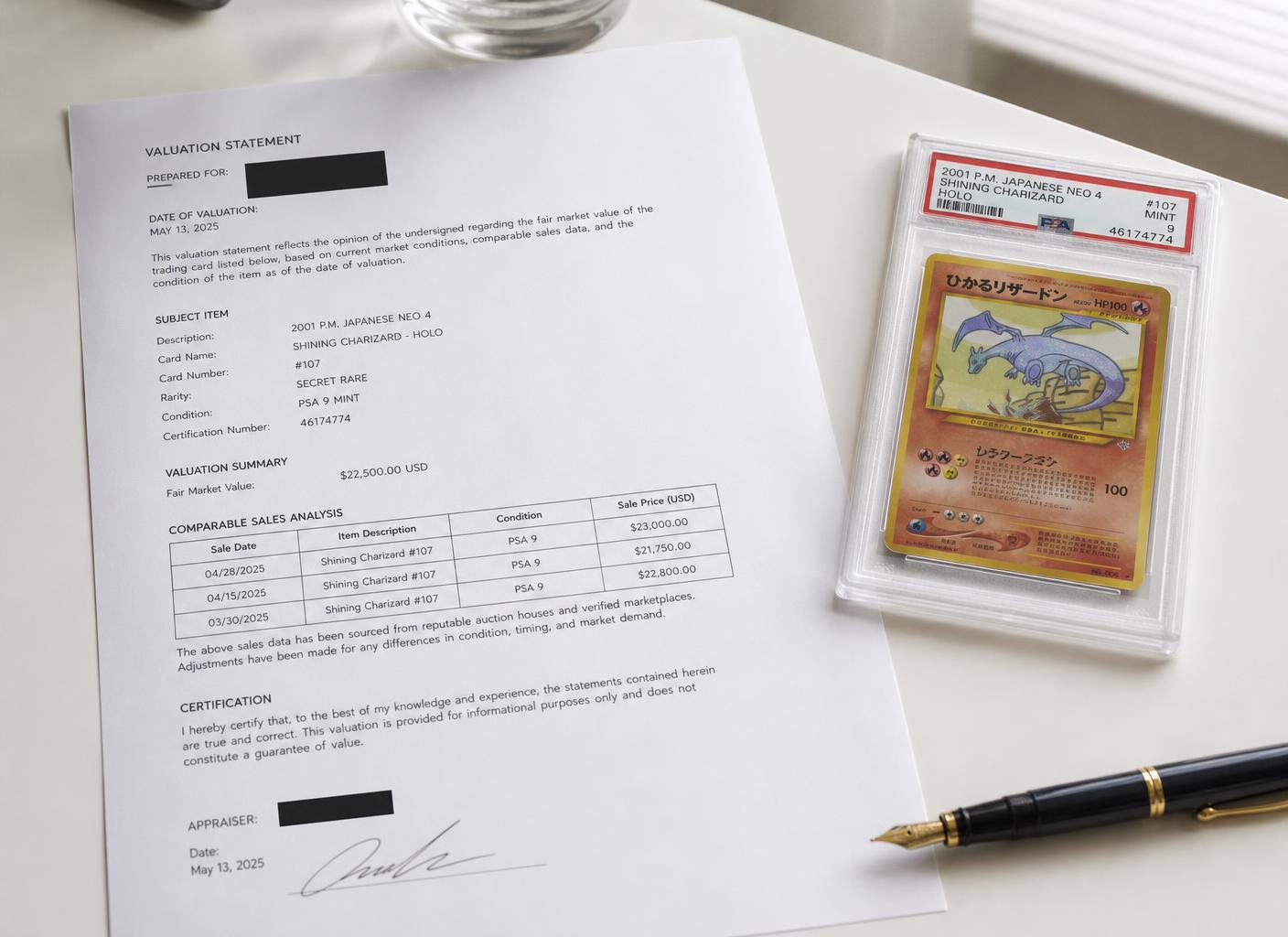 Notepad and pen beside a protective card case, representing a repayment schedule